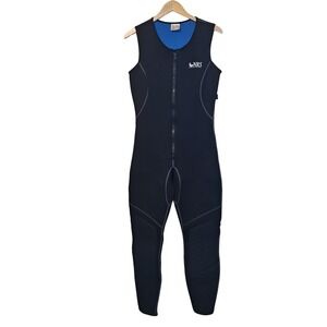 NRS Essentials Wetsuit Women XL Black Farmer Jane Sleeveless Front Zip Neoprene